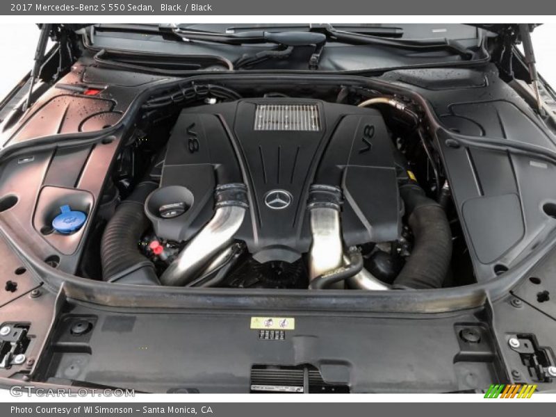 Black / Black 2017 Mercedes-Benz S 550 Sedan