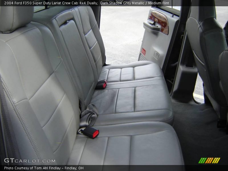 Dark Shadow Grey Metallic / Medium Flint 2004 Ford F350 Super Duty Lariat Crew Cab 4x4 Dually