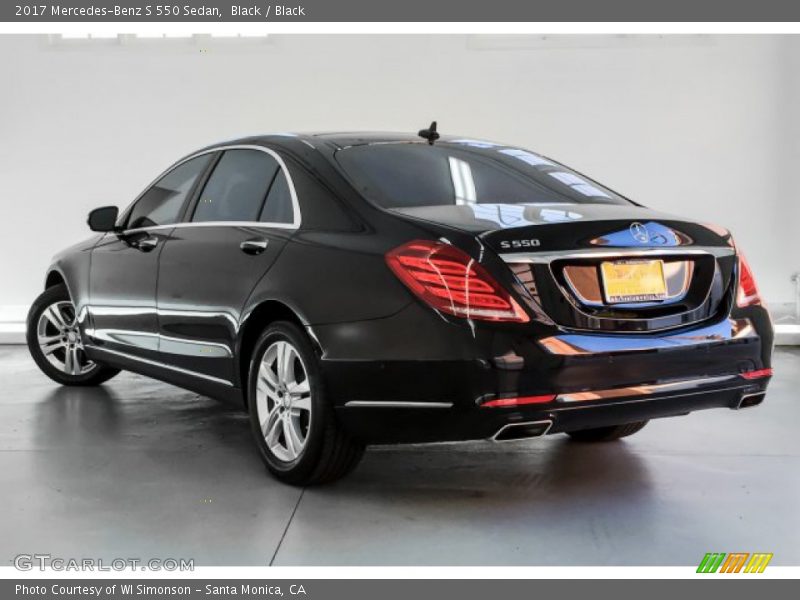 Black / Black 2017 Mercedes-Benz S 550 Sedan