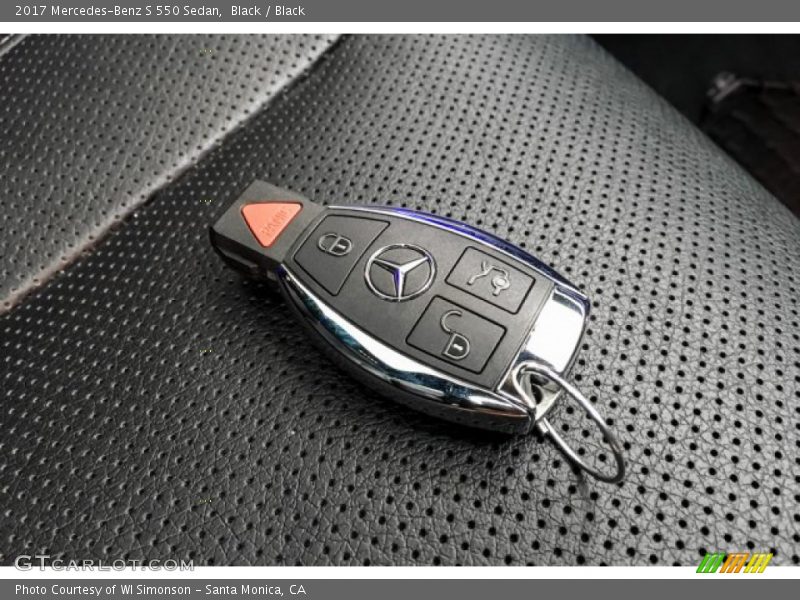 Black / Black 2017 Mercedes-Benz S 550 Sedan