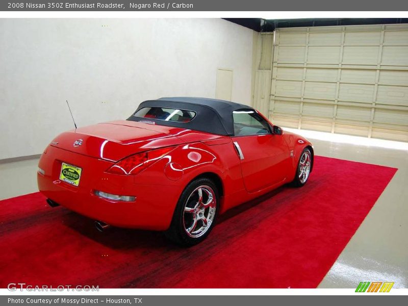 Nogaro Red / Carbon 2008 Nissan 350Z Enthusiast Roadster