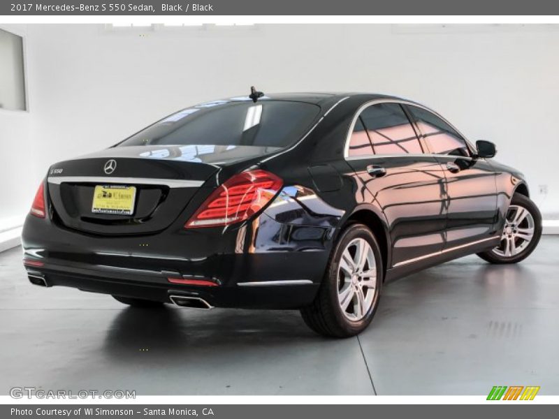 Black / Black 2017 Mercedes-Benz S 550 Sedan