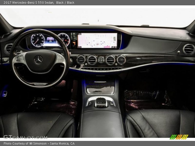 Black / Black 2017 Mercedes-Benz S 550 Sedan