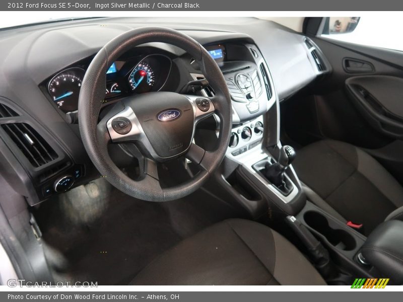 Ingot Silver Metallic / Charcoal Black 2012 Ford Focus SE 5-Door