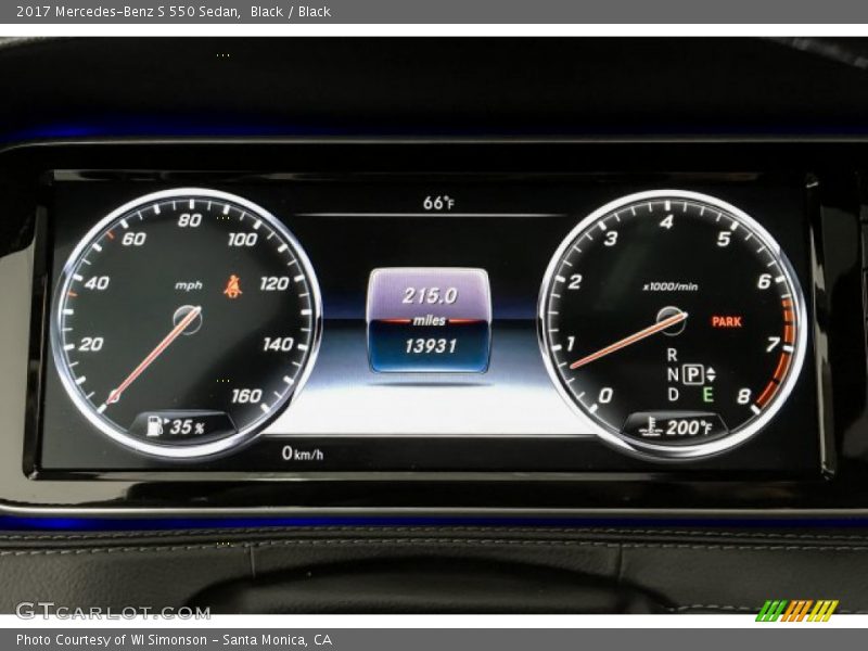 Black / Black 2017 Mercedes-Benz S 550 Sedan
