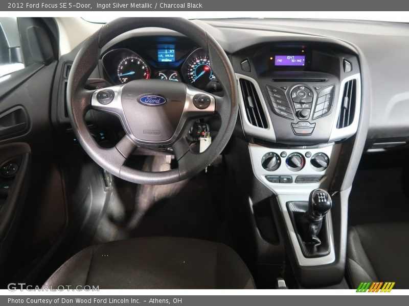 Ingot Silver Metallic / Charcoal Black 2012 Ford Focus SE 5-Door