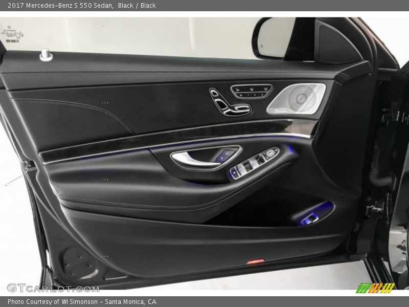 Black / Black 2017 Mercedes-Benz S 550 Sedan