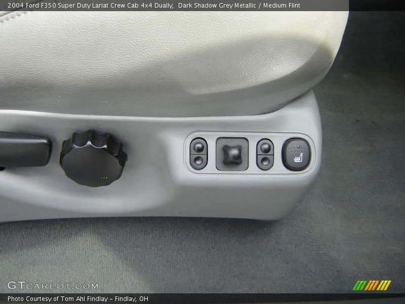 Dark Shadow Grey Metallic / Medium Flint 2004 Ford F350 Super Duty Lariat Crew Cab 4x4 Dually