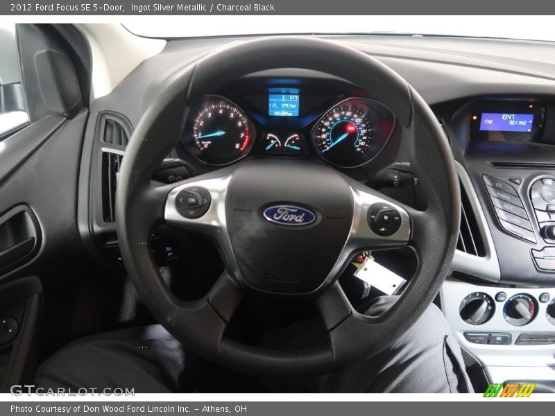 Ingot Silver Metallic / Charcoal Black 2012 Ford Focus SE 5-Door