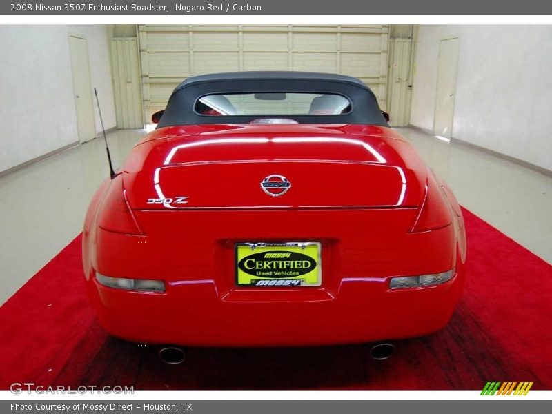 Nogaro Red / Carbon 2008 Nissan 350Z Enthusiast Roadster