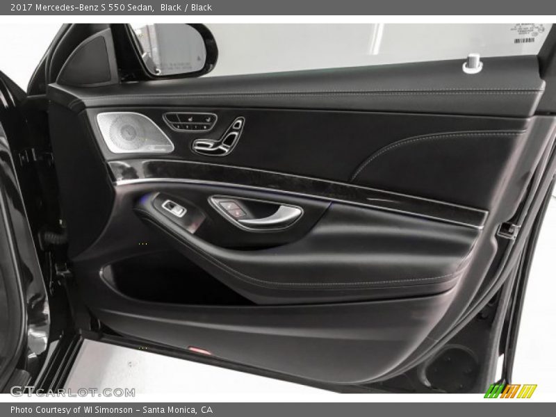 Black / Black 2017 Mercedes-Benz S 550 Sedan