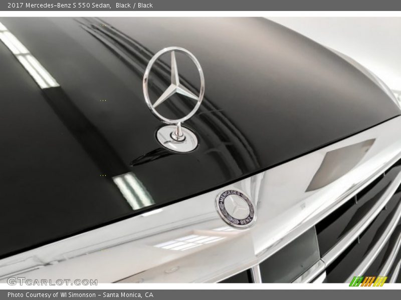 Black / Black 2017 Mercedes-Benz S 550 Sedan