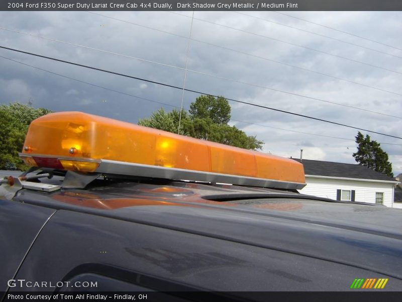 Dark Shadow Grey Metallic / Medium Flint 2004 Ford F350 Super Duty Lariat Crew Cab 4x4 Dually