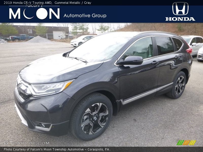 Gunmetal Metallic / Gray 2019 Honda CR-V Touring AWD