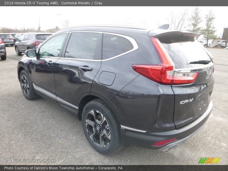 Gunmetal Metallic / Gray 2019 Honda CR-V Touring AWD