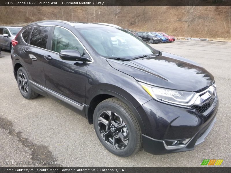 Gunmetal Metallic / Gray 2019 Honda CR-V Touring AWD