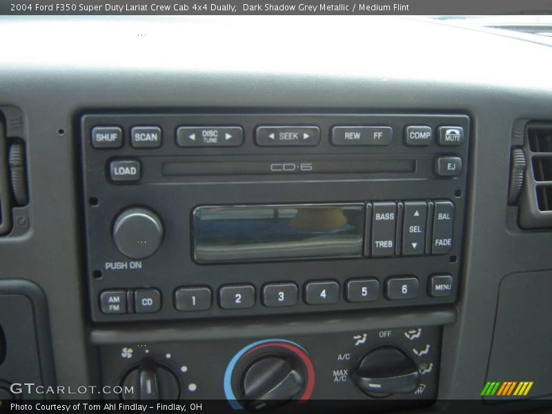 Dark Shadow Grey Metallic / Medium Flint 2004 Ford F350 Super Duty Lariat Crew Cab 4x4 Dually