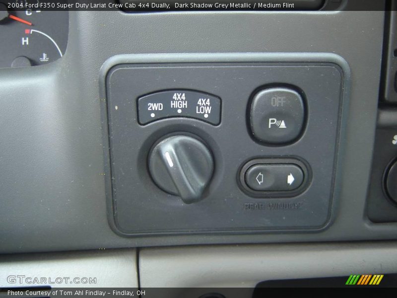 Dark Shadow Grey Metallic / Medium Flint 2004 Ford F350 Super Duty Lariat Crew Cab 4x4 Dually