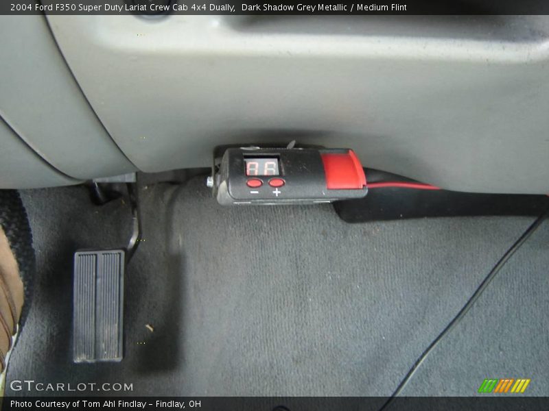 Dark Shadow Grey Metallic / Medium Flint 2004 Ford F350 Super Duty Lariat Crew Cab 4x4 Dually