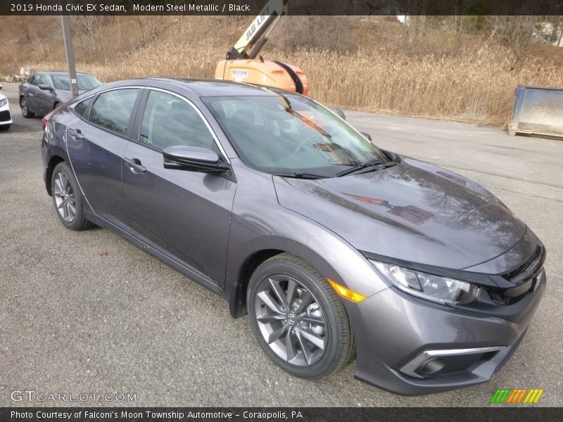 Front 3/4 View of 2019 Civic EX Sedan