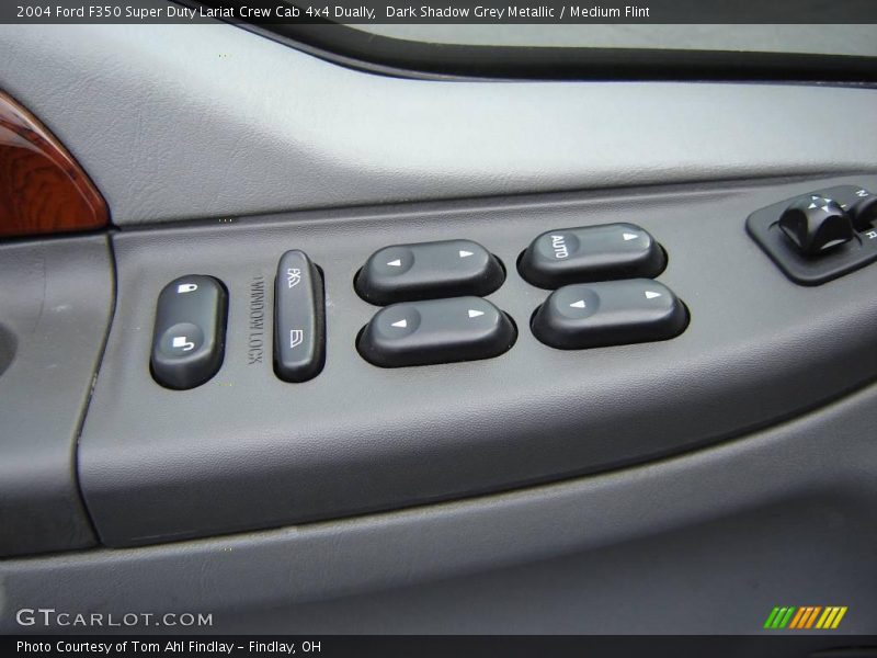 Dark Shadow Grey Metallic / Medium Flint 2004 Ford F350 Super Duty Lariat Crew Cab 4x4 Dually