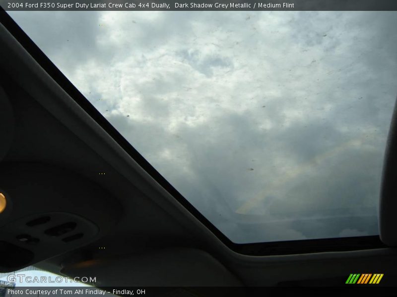 Dark Shadow Grey Metallic / Medium Flint 2004 Ford F350 Super Duty Lariat Crew Cab 4x4 Dually