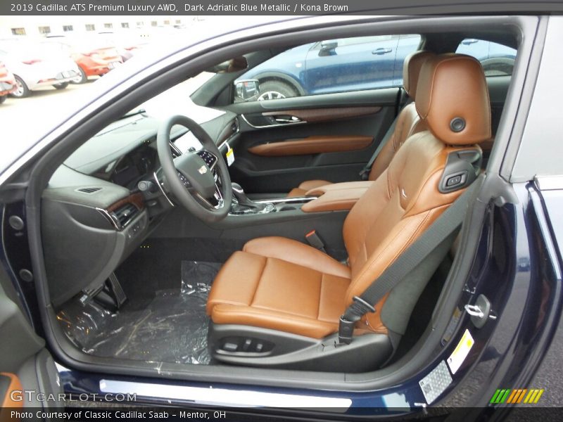  2019 ATS Premium Luxury AWD Kona Brown Interior