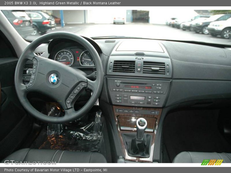 Highland Green Metallic / Black Montana Leather 2005 BMW X3 3.0i