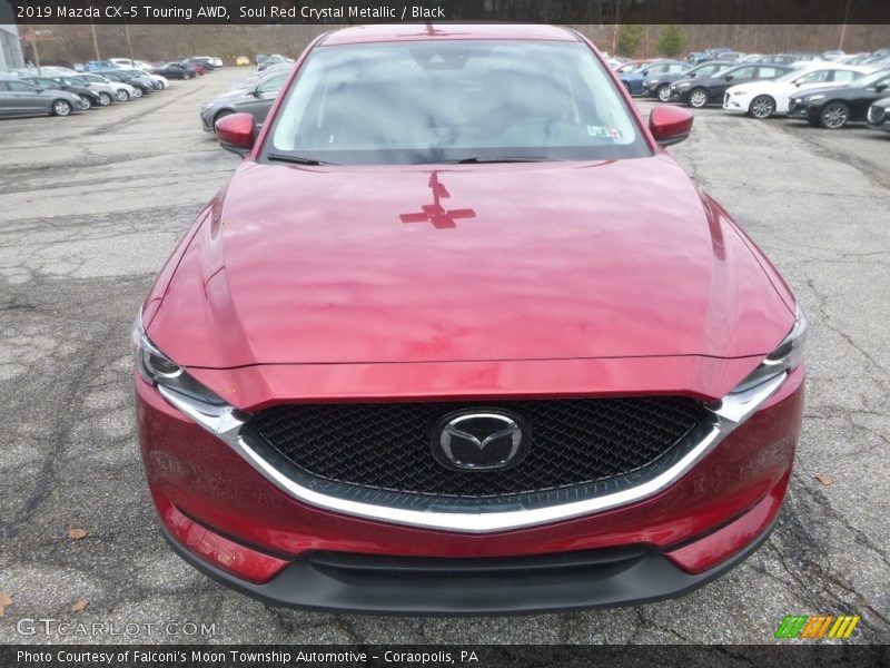 Soul Red Crystal Metallic / Black 2019 Mazda CX-5 Touring AWD