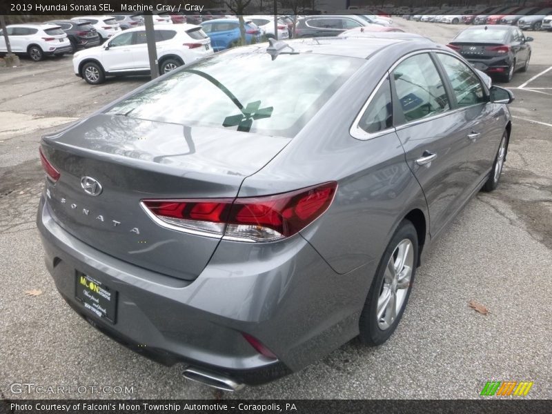 Machine Gray / Gray 2019 Hyundai Sonata SEL