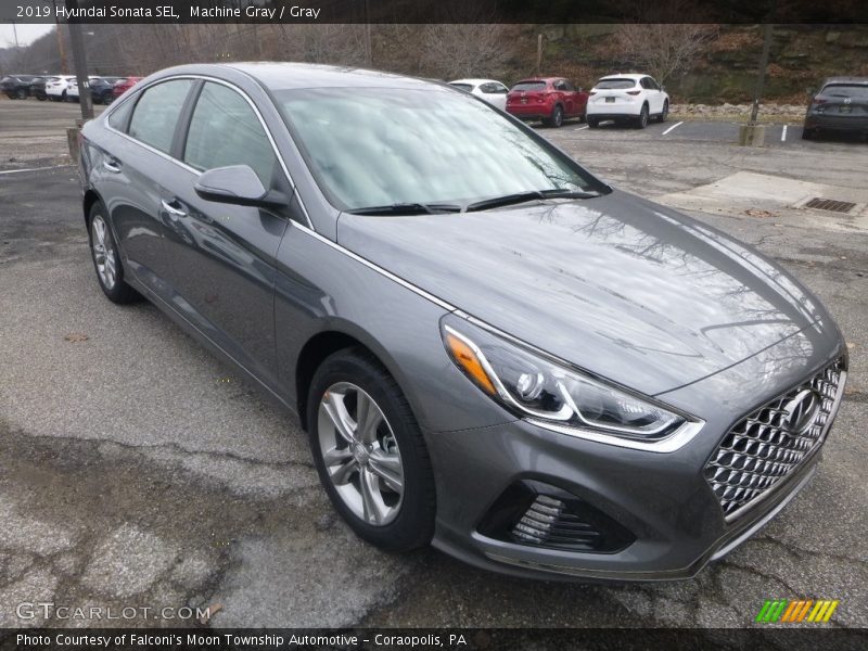 Machine Gray / Gray 2019 Hyundai Sonata SEL