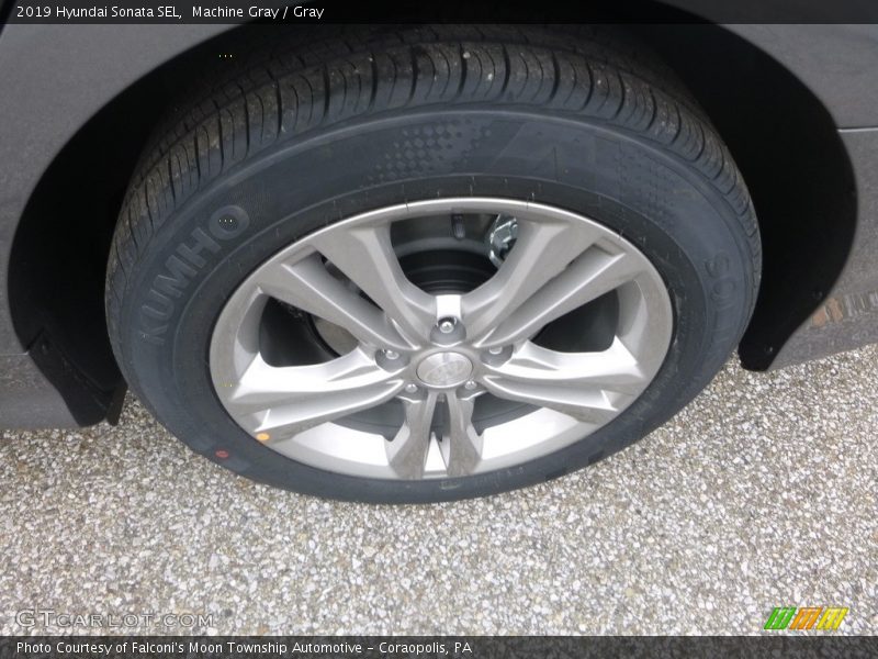 Machine Gray / Gray 2019 Hyundai Sonata SEL