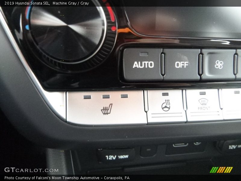 Machine Gray / Gray 2019 Hyundai Sonata SEL