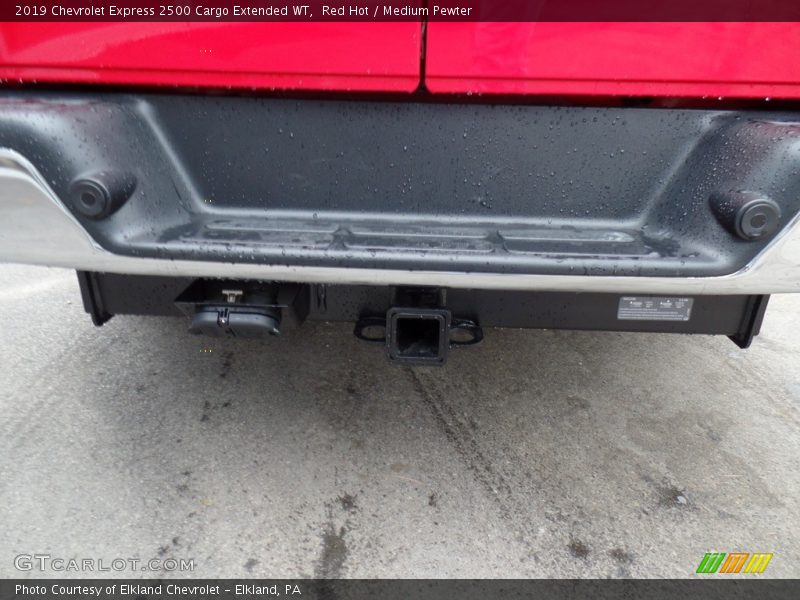 Red Hot / Medium Pewter 2019 Chevrolet Express 2500 Cargo Extended WT