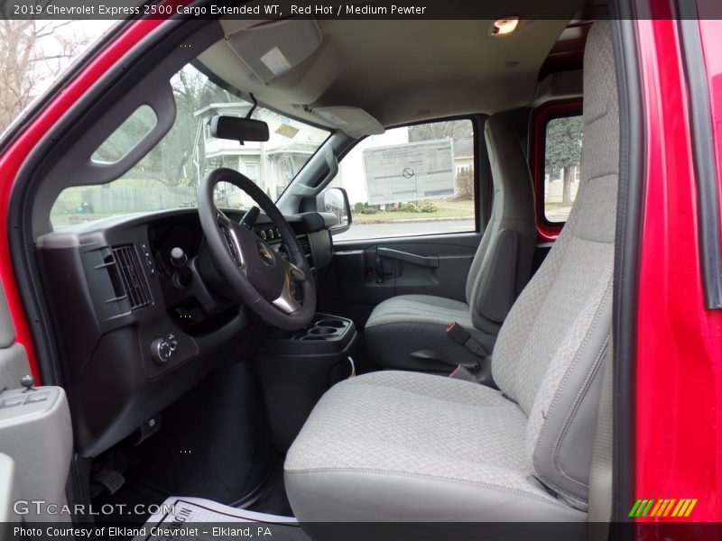Front Seat of 2019 Express 2500 Cargo Extended WT