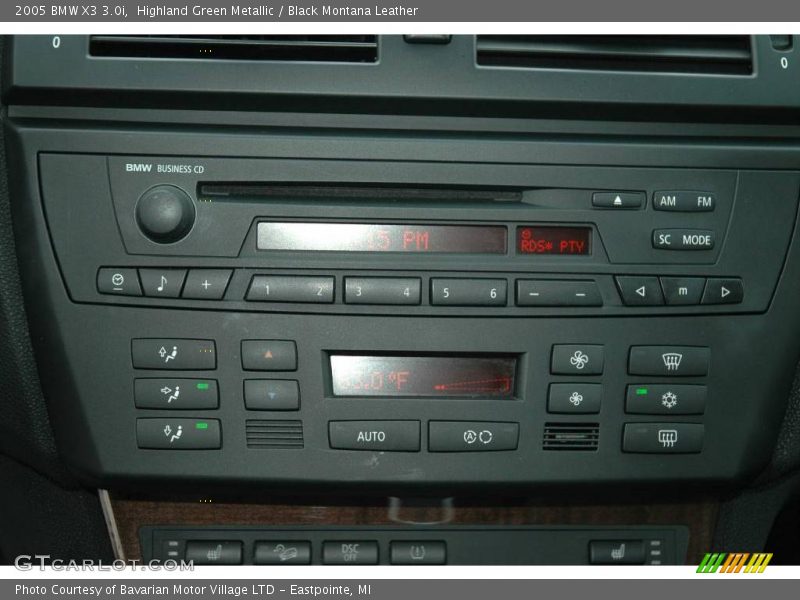 Highland Green Metallic / Black Montana Leather 2005 BMW X3 3.0i
