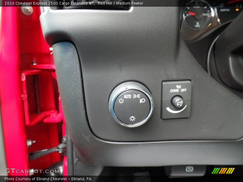 Controls of 2019 Express 2500 Cargo Extended WT