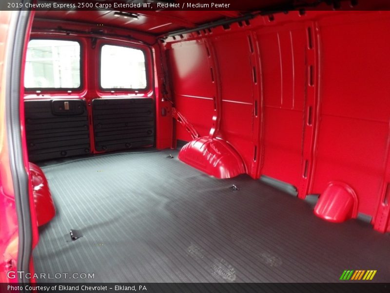 Red Hot / Medium Pewter 2019 Chevrolet Express 2500 Cargo Extended WT