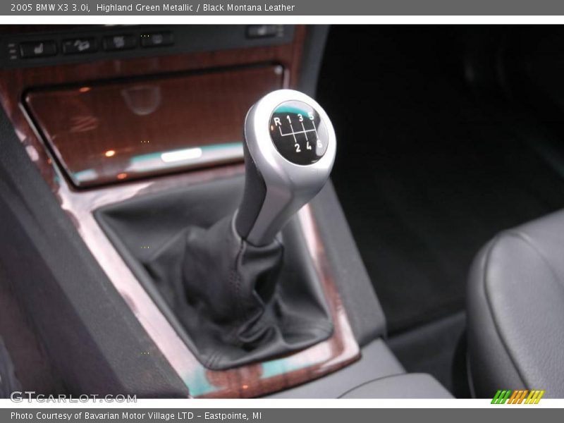Highland Green Metallic / Black Montana Leather 2005 BMW X3 3.0i