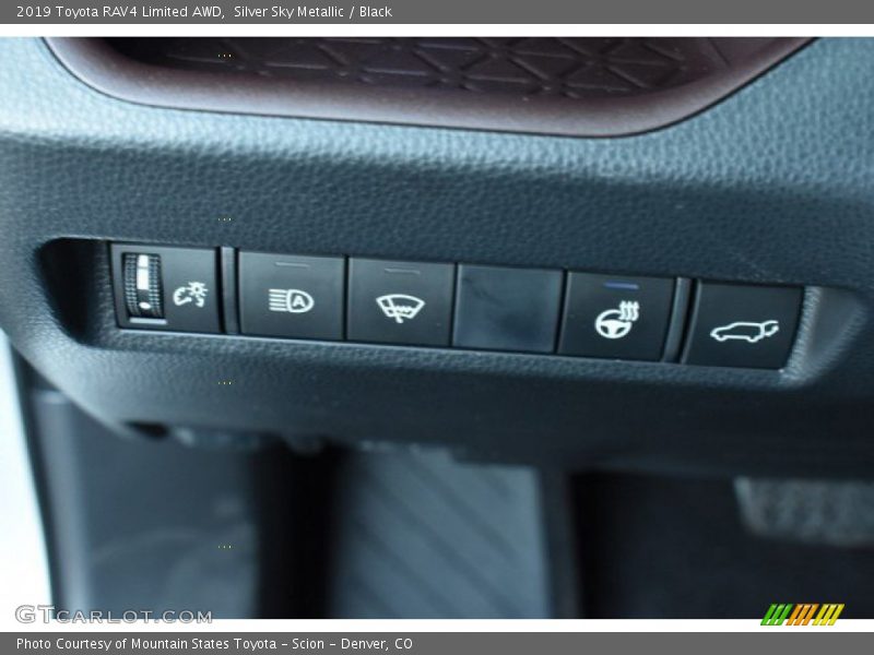 Controls of 2019 RAV4 Limited AWD