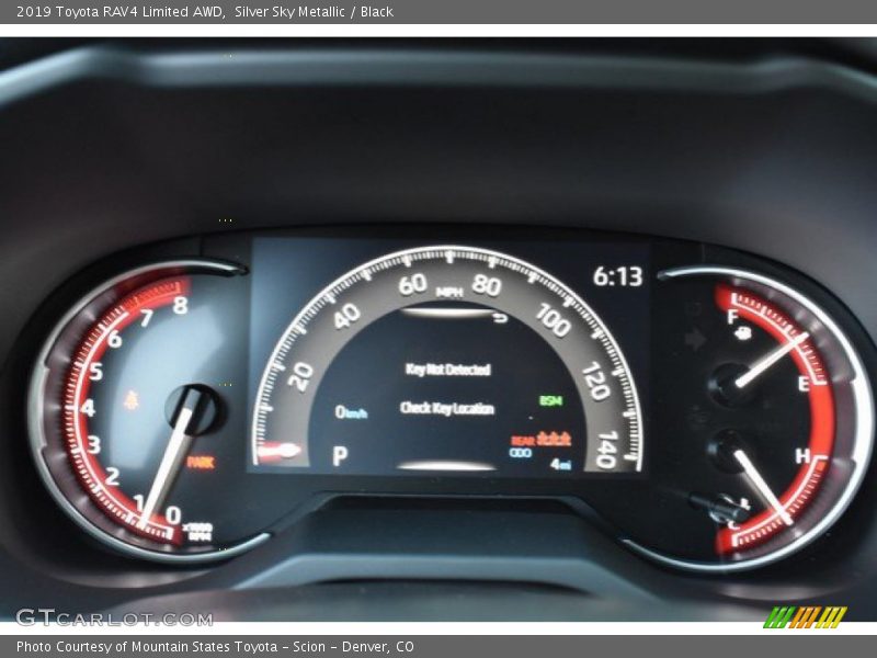Silver Sky Metallic / Black 2019 Toyota RAV4 Limited AWD