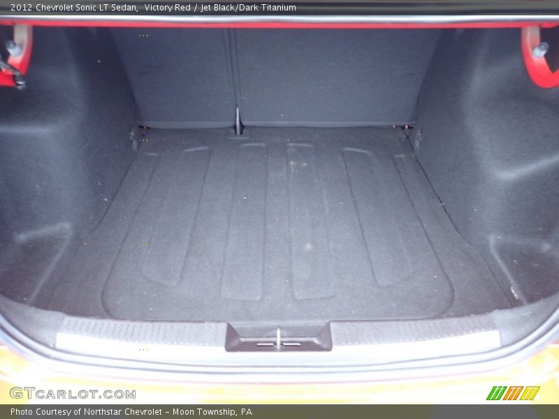 Victory Red / Jet Black/Dark Titanium 2012 Chevrolet Sonic LT Sedan