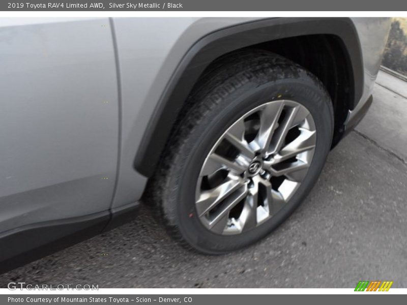 Silver Sky Metallic / Black 2019 Toyota RAV4 Limited AWD