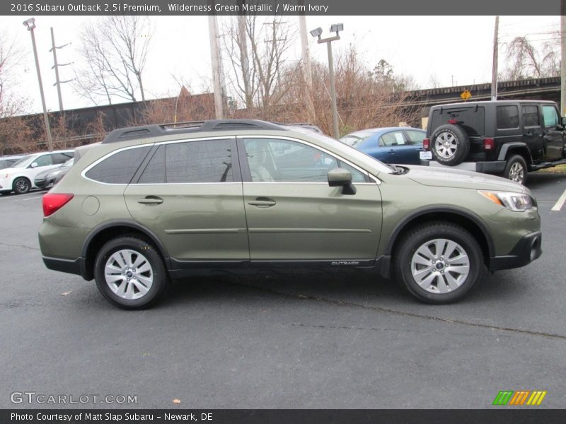 Wilderness Green Metallic / Warm Ivory 2016 Subaru Outback 2.5i Premium