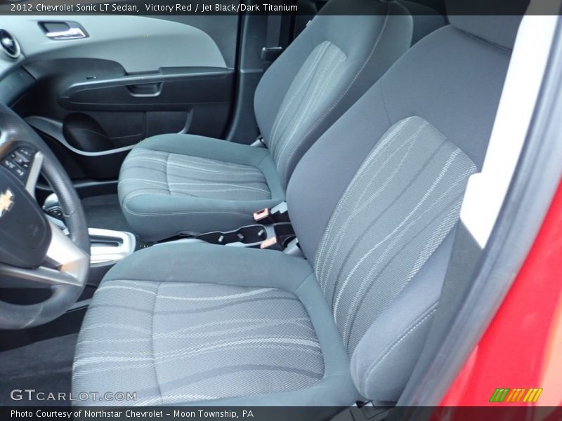 Victory Red / Jet Black/Dark Titanium 2012 Chevrolet Sonic LT Sedan
