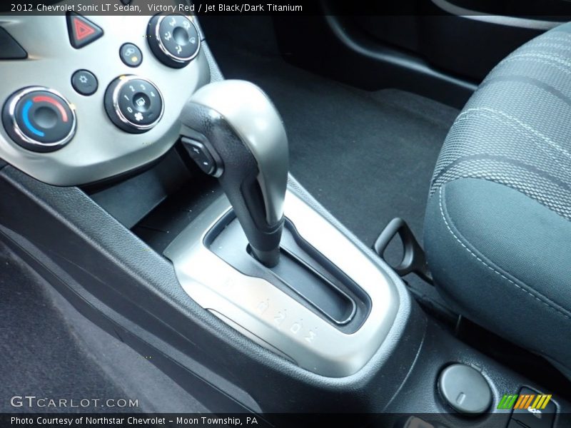 Victory Red / Jet Black/Dark Titanium 2012 Chevrolet Sonic LT Sedan