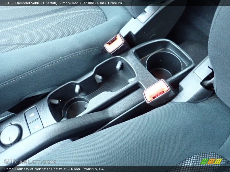 Victory Red / Jet Black/Dark Titanium 2012 Chevrolet Sonic LT Sedan