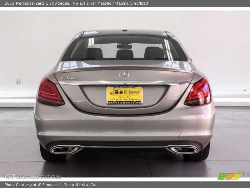 Mojave Silver Metallic / Magma Grey/Black 2019 Mercedes-Benz C 300 Sedan