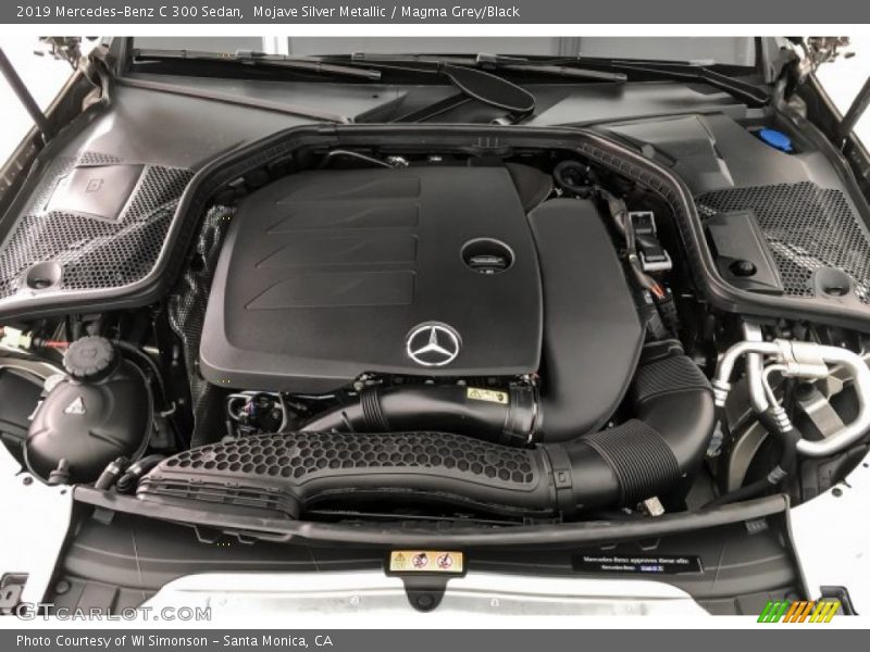 Mojave Silver Metallic / Magma Grey/Black 2019 Mercedes-Benz C 300 Sedan
