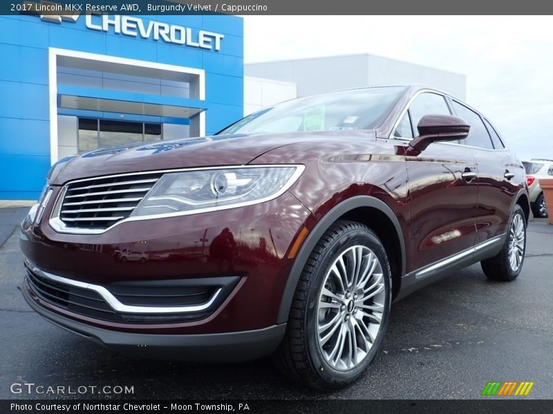 Burgundy Velvet / Cappuccino 2017 Lincoln MKX Reserve AWD